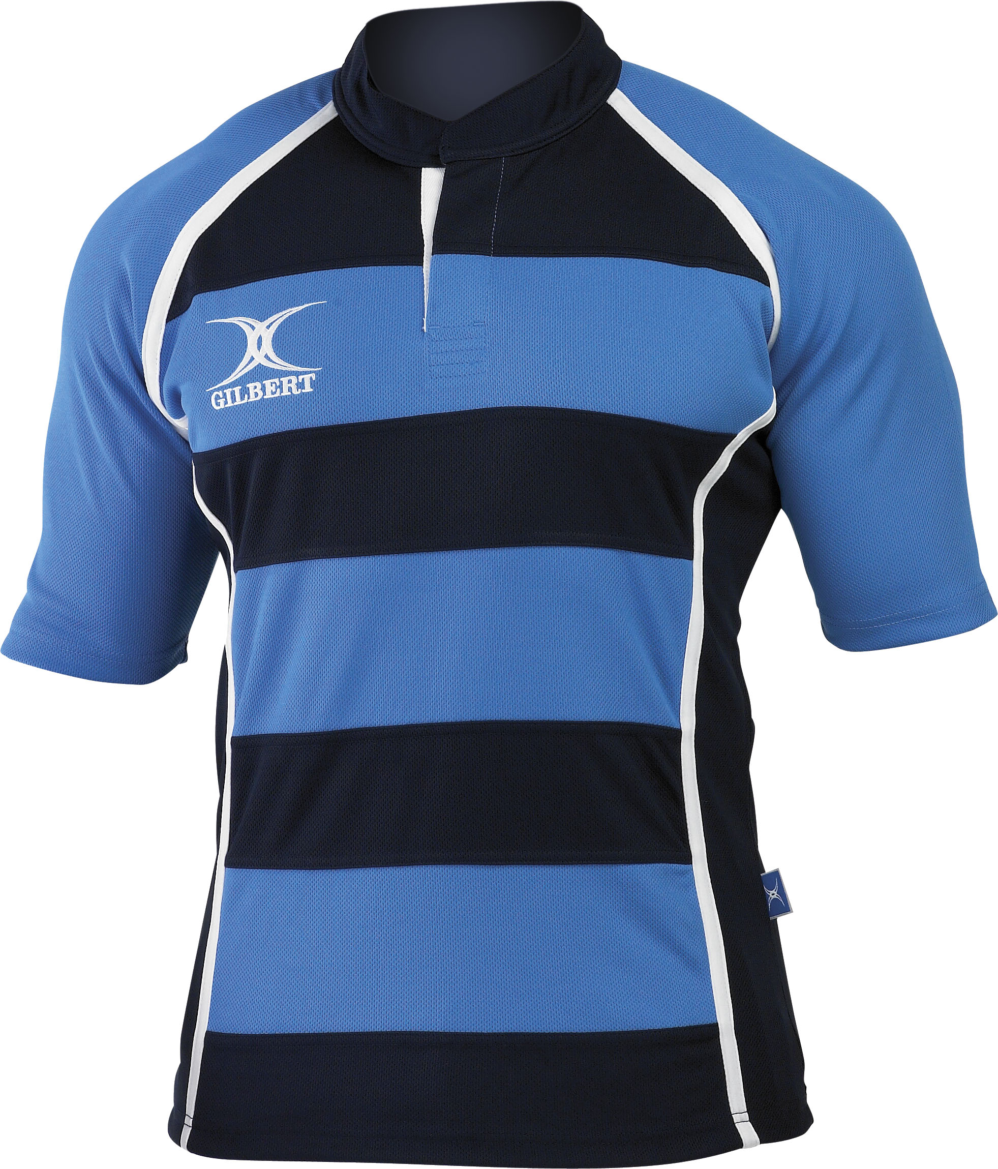 Gilbert Rugby Store Xact Hooped Shirt Rugby's Original Brand